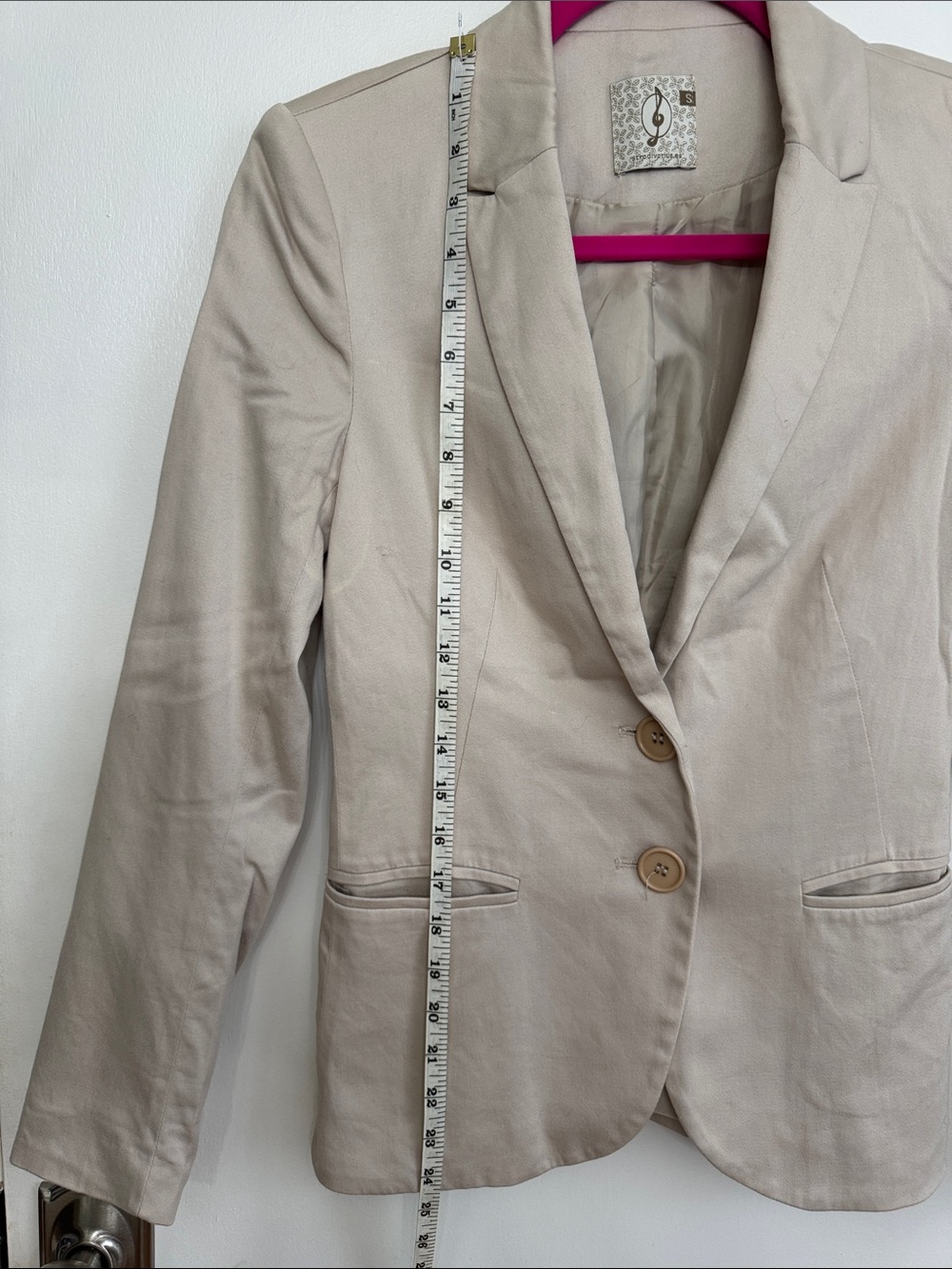 Women Stradivarius size S tan blazer - Picture 11 of 14